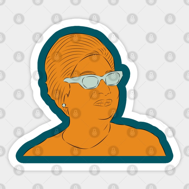 Umm Kulthum - ام كلثوم Sticker by LiLian-Kaff